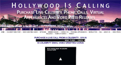 Desktop Screenshot of hollywoodiscalling.com